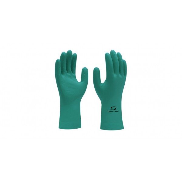 Luva Nitrílica Super Green Super Safety